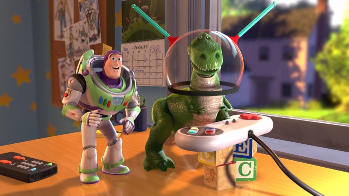 Still from Pixar's "Toy Story," the first fully animated CG feature film