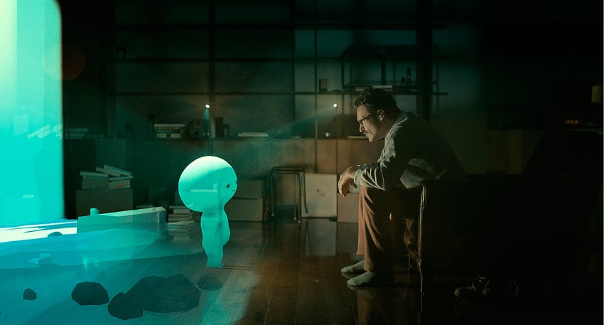 David OReilly directed the "Alien Child" video game sequences in Spike Jonze's "Her."