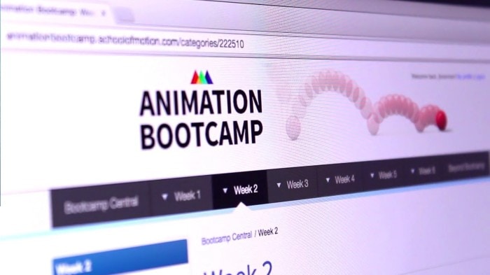 Animation Bootcamps is a 6-week intensive program created by School of Motion