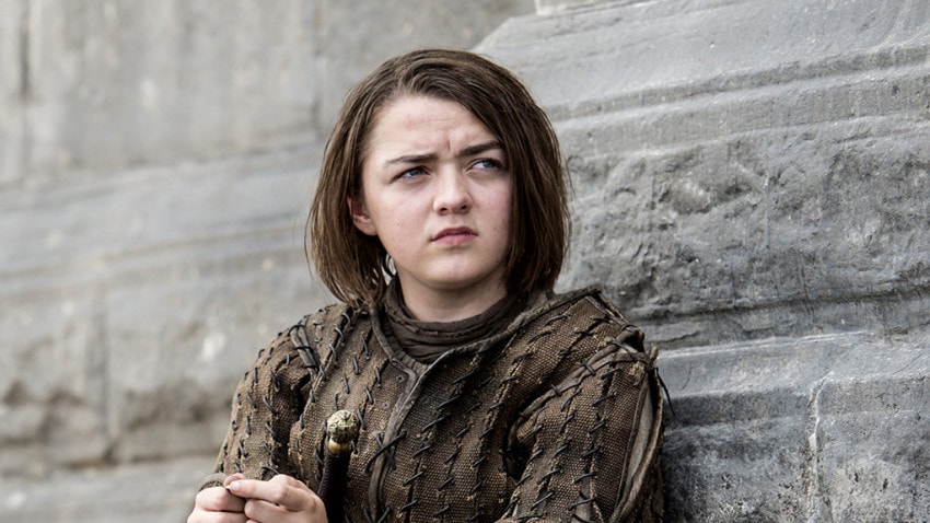 Arya Stark, daughter of Lady Catelyn and Lord Eddard Stark